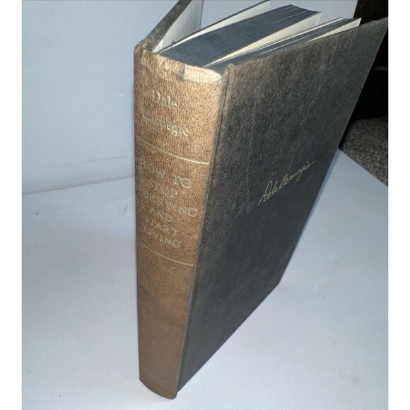 How to Stop Worrying and Start Living Dale Carnegie 48th Printing Hardcover - Picture 16 of 16